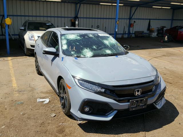 SHHFK7H98HU233118 - 2017 HONDA CIVIC SPOR BLUE photo 1