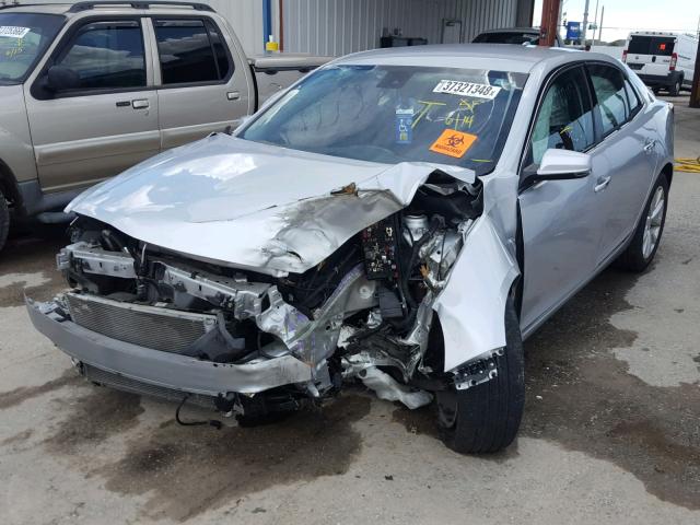 1G11H5SL2EF209559 - 2014 CHEVROLET MALIBU LTZ ვერცხლისფერი ფოტო 2