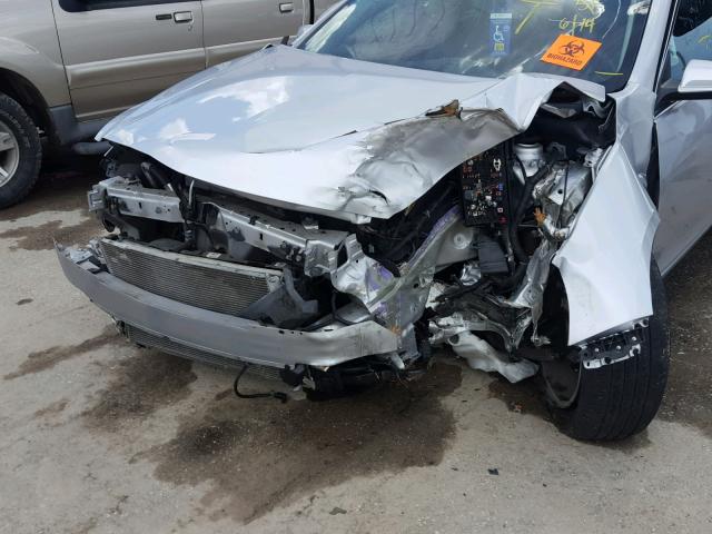 1G11H5SL2EF209559 - 2014 CHEVROLET MALIBU LTZ ვერცხლისფერი ფოტო 9