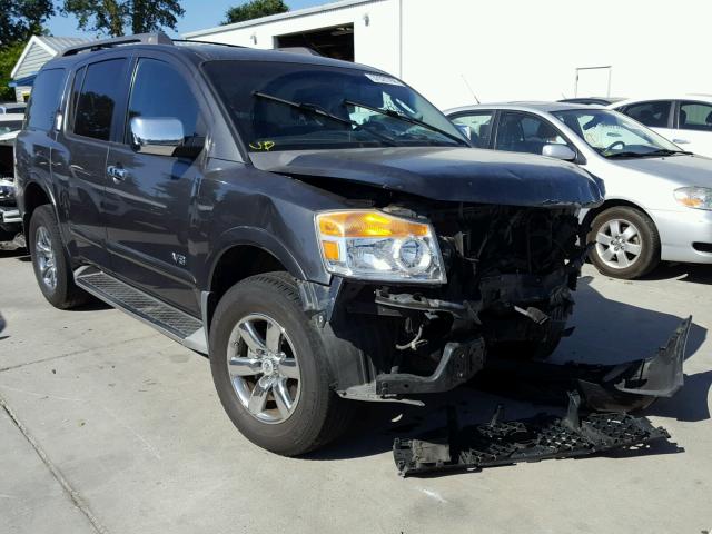 5N1AA08D48N621597 - 2008 NISSAN ARMADA SE GRAY photo 1