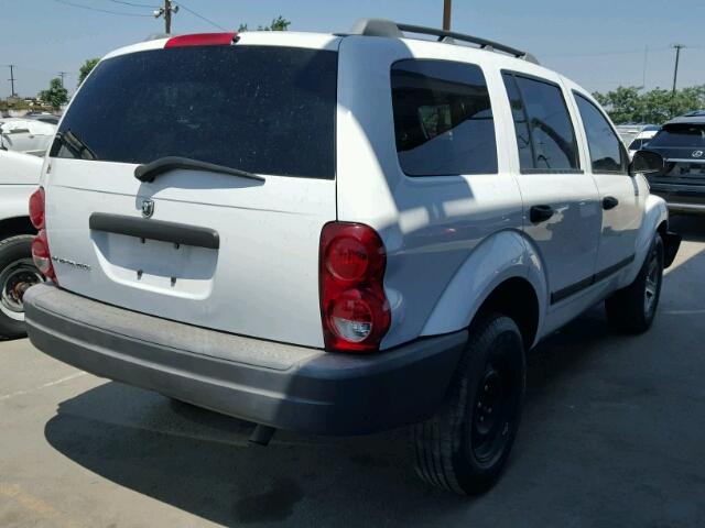 1D4HD38KX6F115888 - 2006 DODGE DURANGO WHITE photo 4