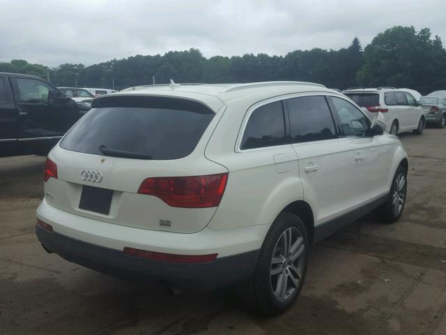 WA1BY74LX7D035544 - 2007 AUDI Q7 3.6 QUA WHITE photo 4