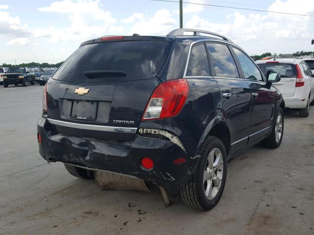 3GNAL4EK8DS609324 - 2013 CHEVROLET CAPTIVA LT BLACK photo 4