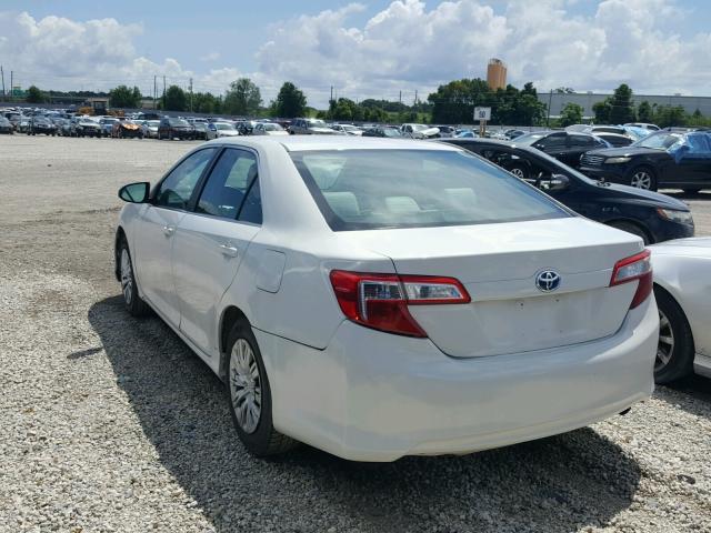 4T1BD1FK1DU087817 - 2013 TOYOTA CAMRY HYBR 白色 照片 3