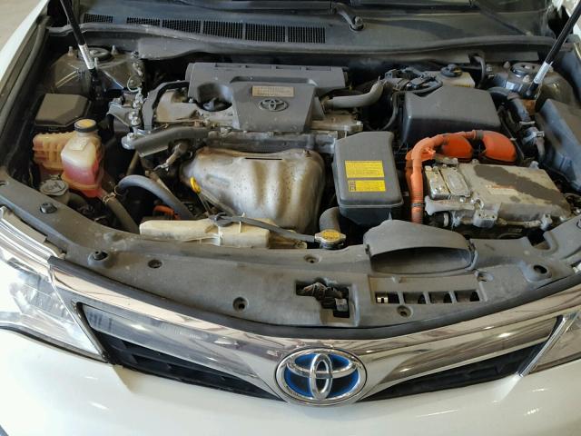 4T1BD1FK1DU087817 - 2013 TOYOTA CAMRY HYBR 白色 照片 7