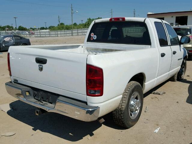 3D7KA28D03G762856 - 2003 DODGE RAM 2500 WHITE photo 4