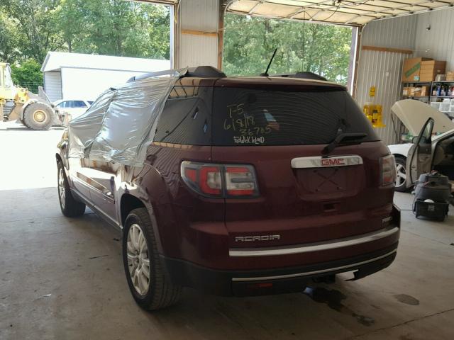 1GKKVRKD9FJ381577 - 2015 GMC ACADIA SLT წითელი ფოტო 3