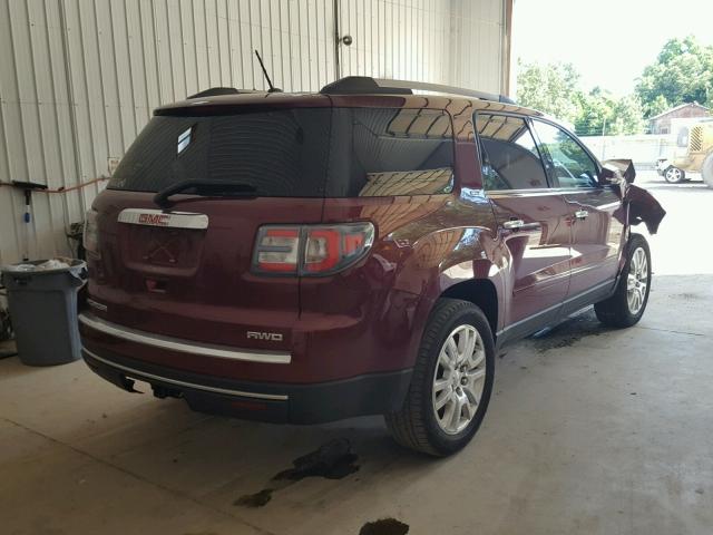 1GKKVRKD9FJ381577 - 2015 GMC ACADIA SLT წითელი ფოტო 4