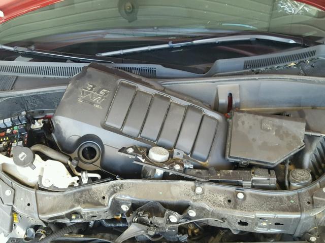 1GKKVRKD9FJ381577 - 2015 GMC ACADIA SLT წითელი ფოტო 7