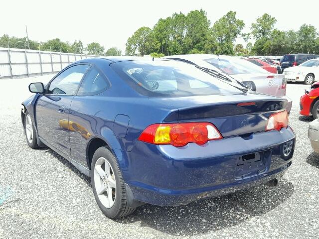 JH4DC54853C002592 - 2003 ACURA RSX BLUE photo 3