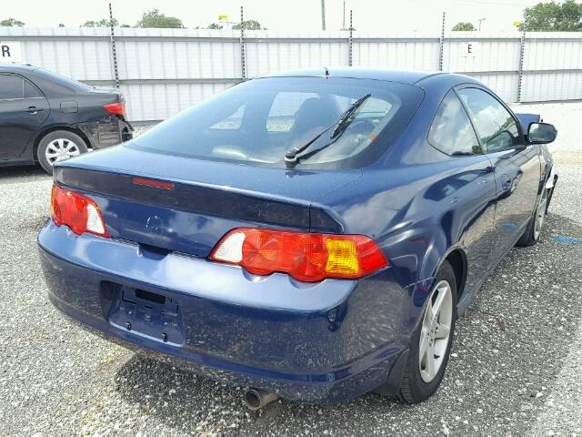 JH4DC54853C002592 - 2003 ACURA RSX BLUE photo 4