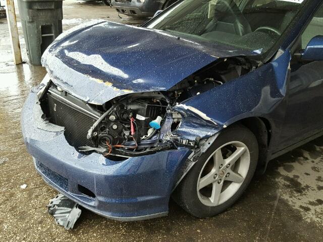 JH4DC54853C002592 - 2003 ACURA RSX BLUE photo 9