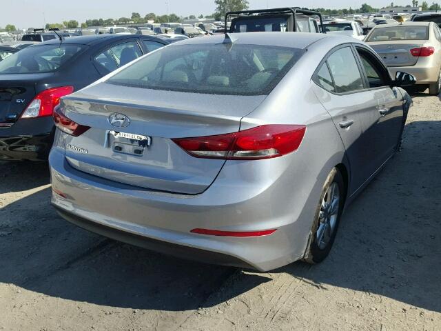 5NPD84LF7HH027180 - 2017 HYUNDAI ELANTRA SE GRAY photo 4