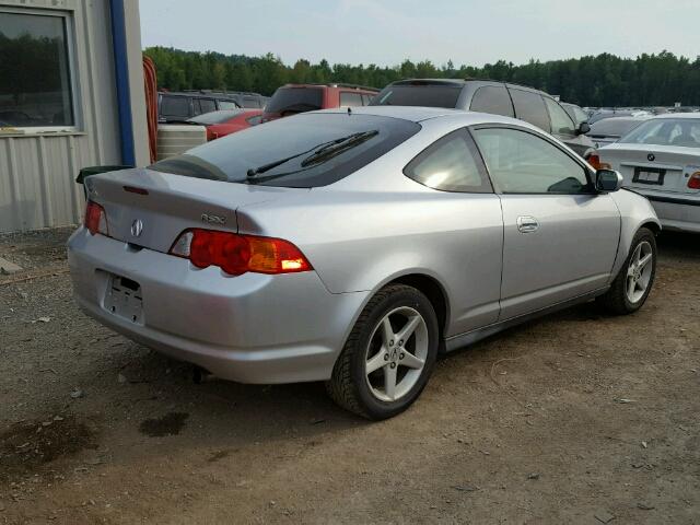 JH4DC54812C041551 - 2002 ACURA RSX SILVER photo 4