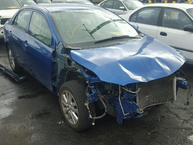 1NXBU4EE7AZ248535 - 2010 TOYOTA COROLLA BA BLUE photo 1