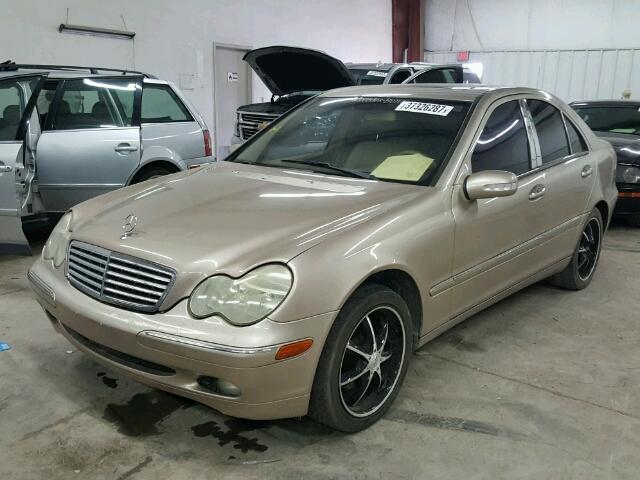 WDBRF61J93F417407 - 2003 MERCEDES-BENZ C 240 GOLD photo 2