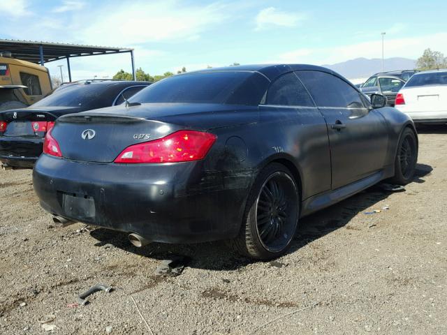 JN1CV6FE0BM950197 - 2011 INFINITI G37 BASE BLACK photo 4