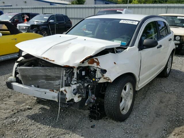 1B3HB48B97D107496 - 2007 DODGE CALIBER SX WHITE photo 2