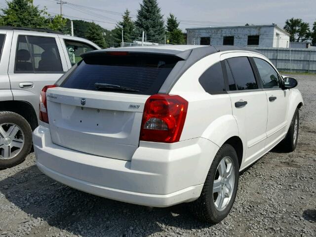 1B3HB48B97D107496 - 2007 DODGE CALIBER SX WHITE photo 4