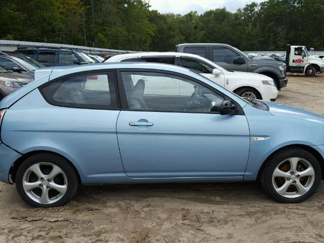 KMHCN3AC3BU199660 - 2011 HYUNDAI ACCENT SE BLUE photo 9