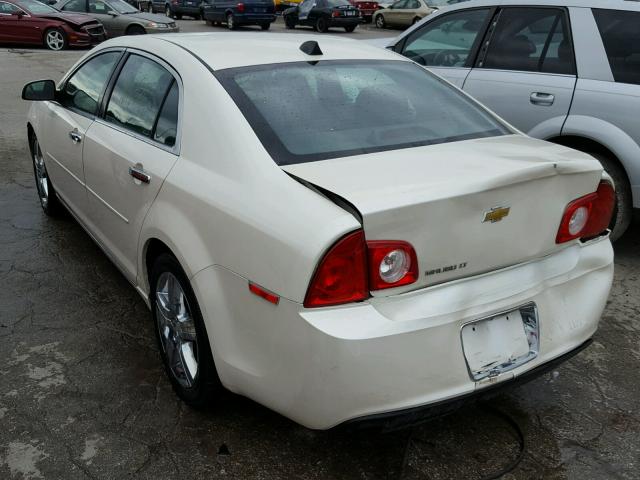1G1ZC5E09CF326572 - 2012 CHEVROLET MALIBU 1LT 奶油色 照片 3