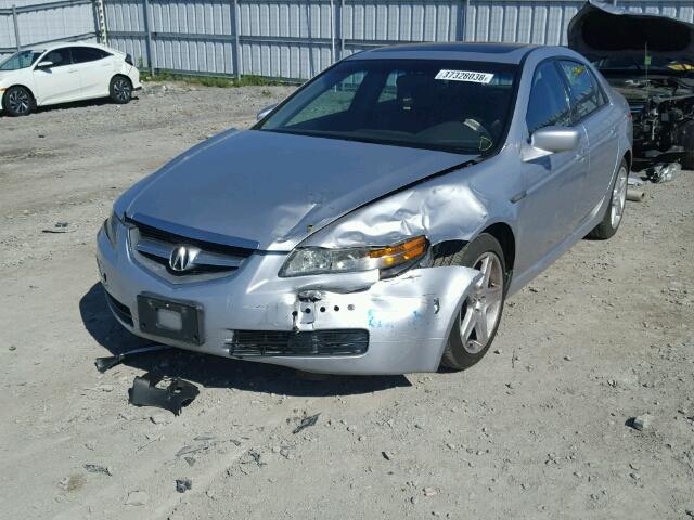 19UUA66215A061726 - 2005 ACURA TL SILVER photo 2