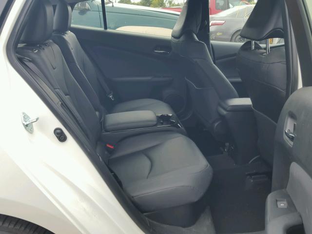 JTDKARFP6H3059367 - 2017 TOYOTA PRIUS PRIM თეთრი ფოტო 6