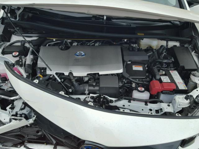 JTDKARFP6H3059367 - 2017 TOYOTA PRIUS PRIM თეთრი ფოტო 7