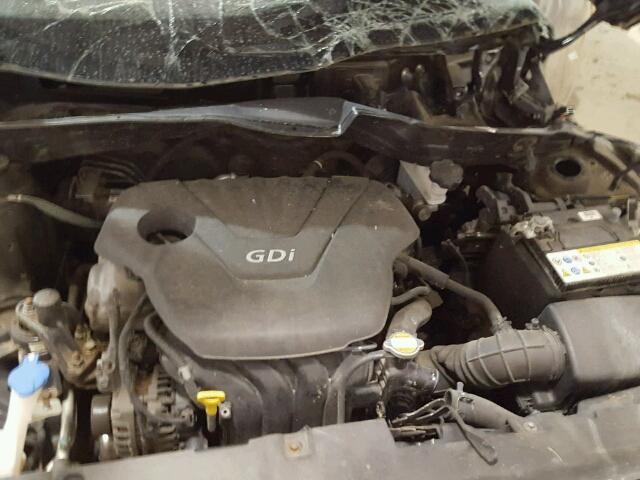 KMHCT5AE7CU002008 - 2012 HYUNDAI ACCENT GLS BLACK photo 7