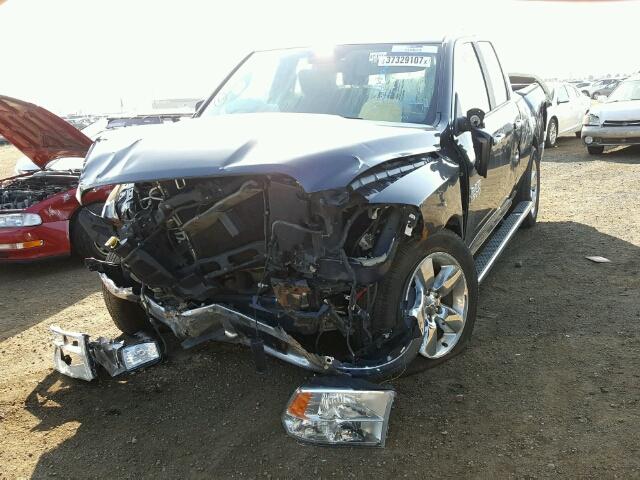 1C6RR7GG1GS208466 - 2016 RAM RAM TRUCK BLACK photo 2