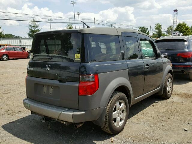 5J6YH28533L032302 - 2003 HONDA ELEMENT EX BLACK photo 4