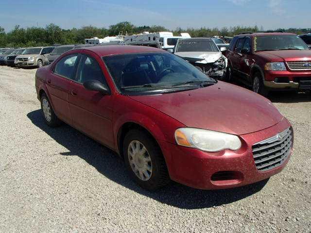 1C3EL46X86N260929 - 2006 CHRYSLER SEBRING MAROON photo 1