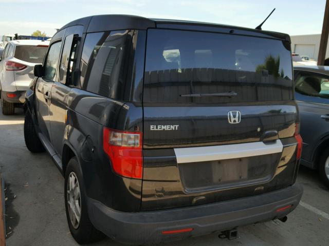 5J6YH1H38AL005117 - 2010 HONDA ELEMENT LX BLACK photo 3