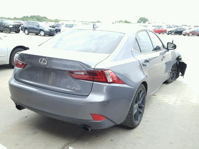 JTHBF1D21E5025961 - 2014 LEXUS IS 250 GRAY photo 4