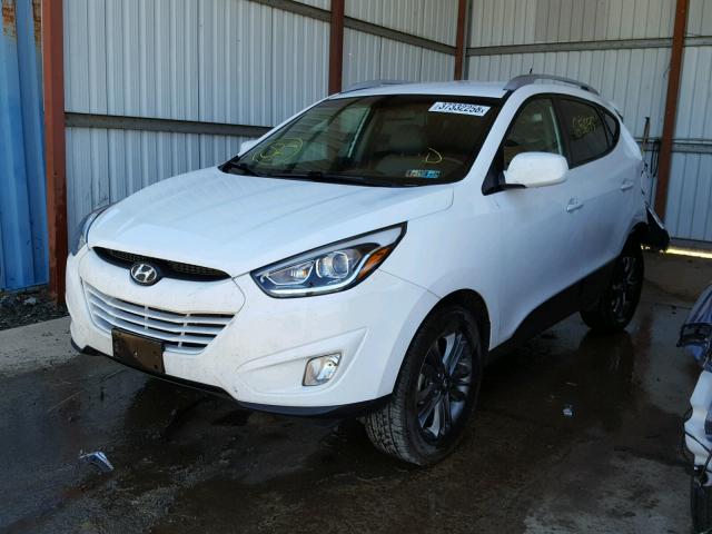 KM8JUCAG3EU912672 - 2014 HYUNDAI TUCSON GLS WHITE photo 2