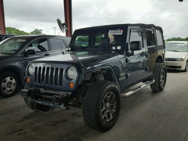 1J4GA59127L142180 - 2007 JEEP WRANGLER S Mavi foto 2