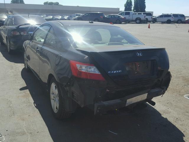 2HGFG12998H544481 - 2008 HONDA CIVIC EXL BLACK photo 3