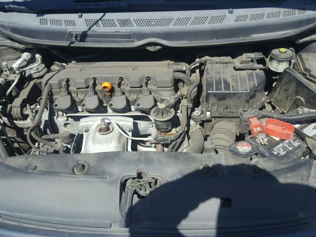 2HGFG12998H544481 - 2008 HONDA CIVIC EXL BLACK photo 7