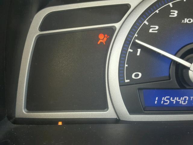 2HGFG12998H544481 - 2008 HONDA CIVIC EXL BLACK photo 8