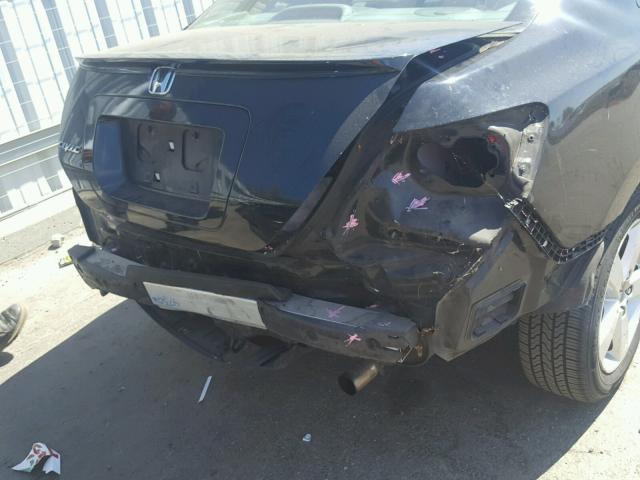 2HGFG12998H544481 - 2008 HONDA CIVIC EXL BLACK photo 9