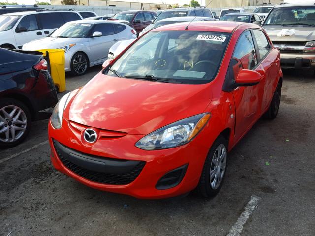 JM1DE1KY1E0172816 - 2014 MAZDA MAZDA2 SPO 红色 照片 2