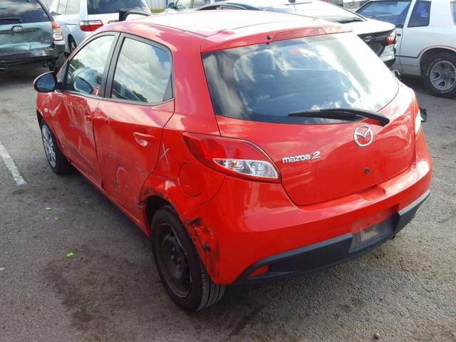 JM1DE1KY1E0172816 - 2014 MAZDA MAZDA2 SPO RED photo 9