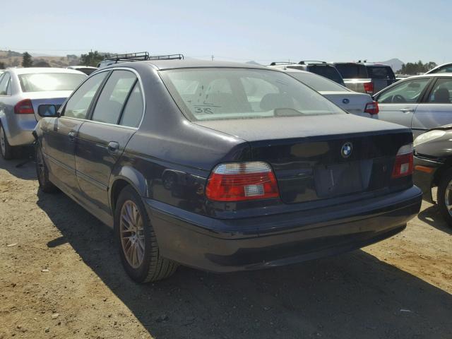 WBADT634X1CF01505 - 2001 BMW 530 I AUTO BLUE photo 3