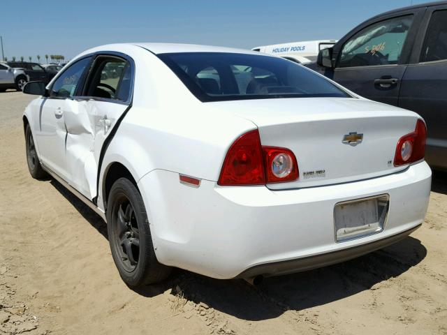 1G1ZH57B89F100225 - 2009 CHEVROLET MALIBU 1LT 白色 照片 3