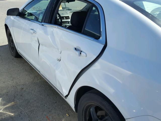 1G1ZH57B89F100225 - 2009 CHEVROLET MALIBU 1LT 白色 照片 9