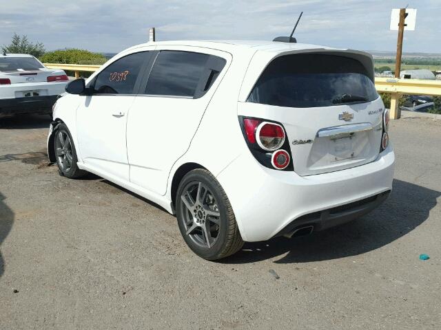 1G1JG6SB0F4170497 - 2015 CHEVROLET SONIC RS WHITE photo 3