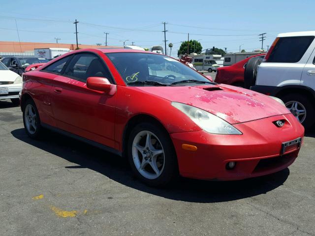 JTDDY32T6Y0015679 - 2000 TOYOTA CELICA RED photo 1