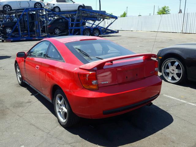 JTDDY32T6Y0015679 - 2000 TOYOTA CELICA RED photo 3