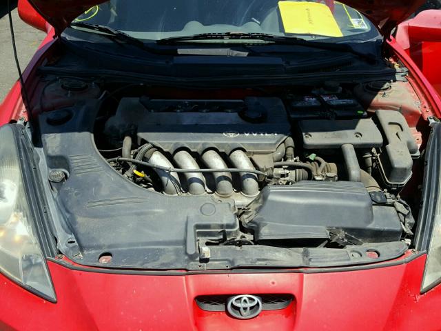 JTDDY32T6Y0015679 - 2000 TOYOTA CELICA RED photo 7