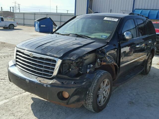 1A8HW58N08F107484 - 2008 CHRYSLER ASPEN BLACK photo 2